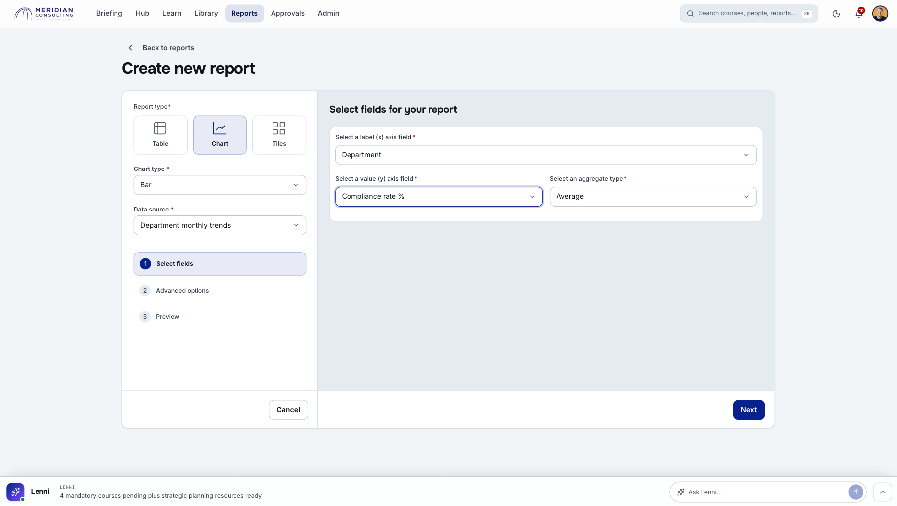 Learning analytics dashboard